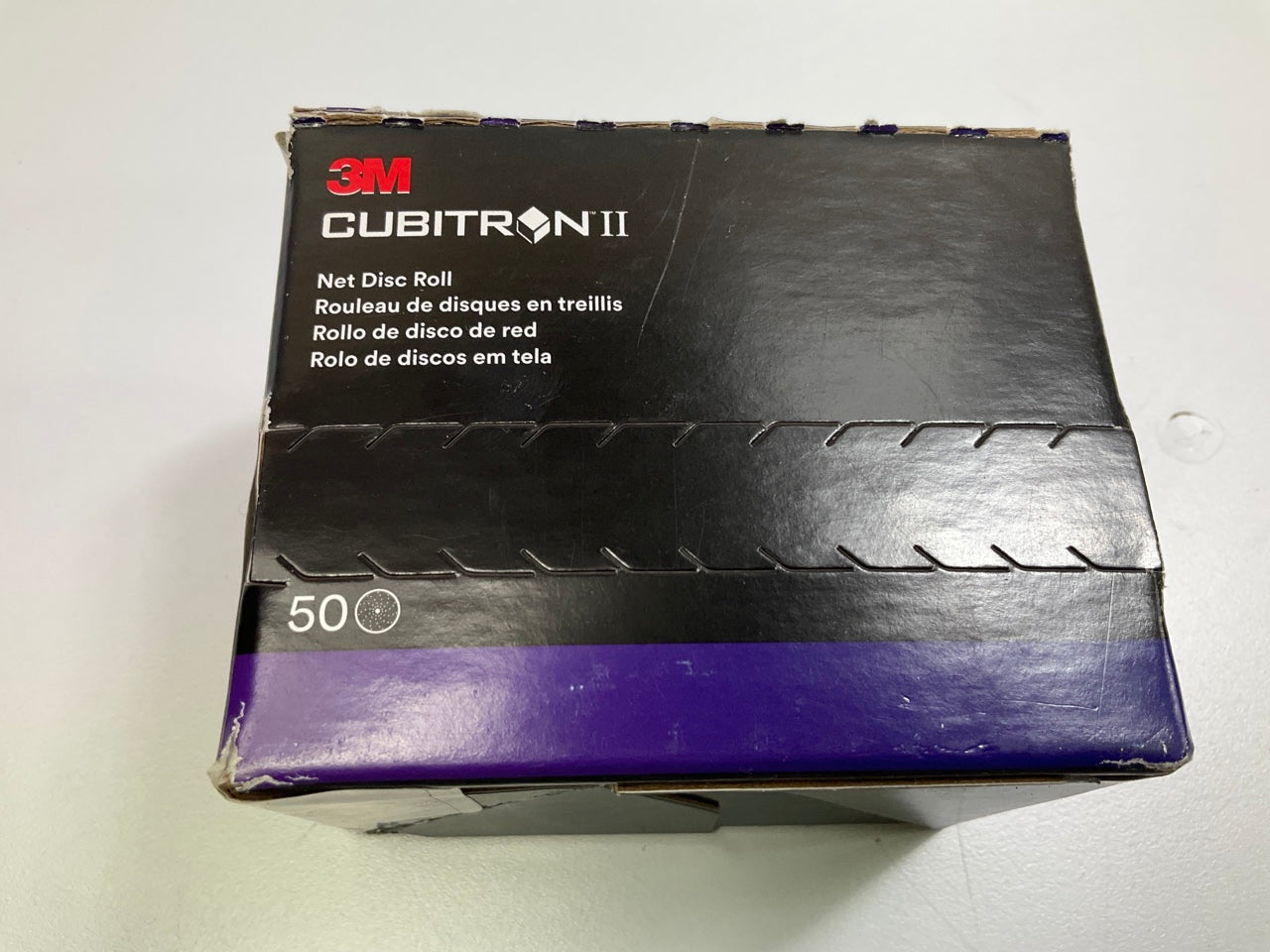 3M 31681 3'' Cubitron Net Sanding Disc Roll Grit 150+, Qty: 50