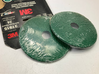 4 Discs Total - 3M 31915 Sanding Abrasive Disc 5'' 24 Grit