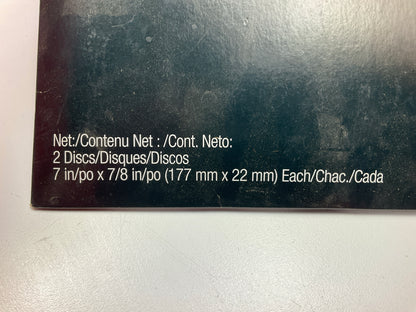 3M 31922 7'' X 7/8'' Fibre Grinding Discs, Grit: 36, Qty.2