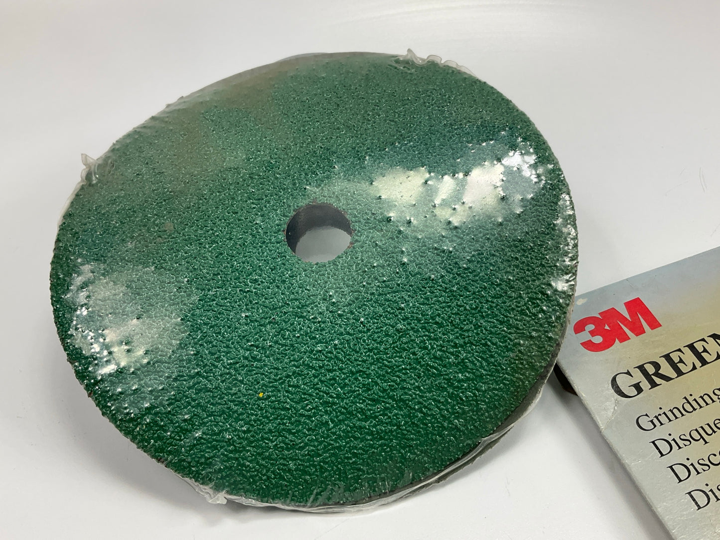3M 31923 Green Corps 24 Grit Grinding Disc, 2 / Pack, 7 In X 7/8 In