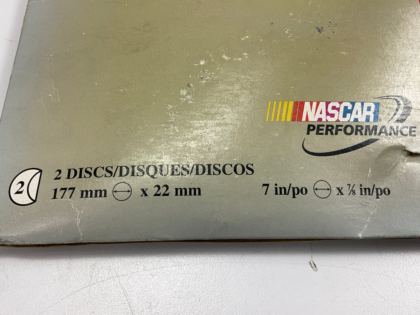 3M 31923 Green Corps 24 Grit Grinding Disc, 2 / Pack, 7 In X 7/8 In