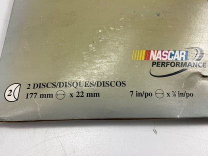 3M 31923 Green Corps 24 Grit Grinding Disc, 2 / Pack, 7 In X 7/8 In