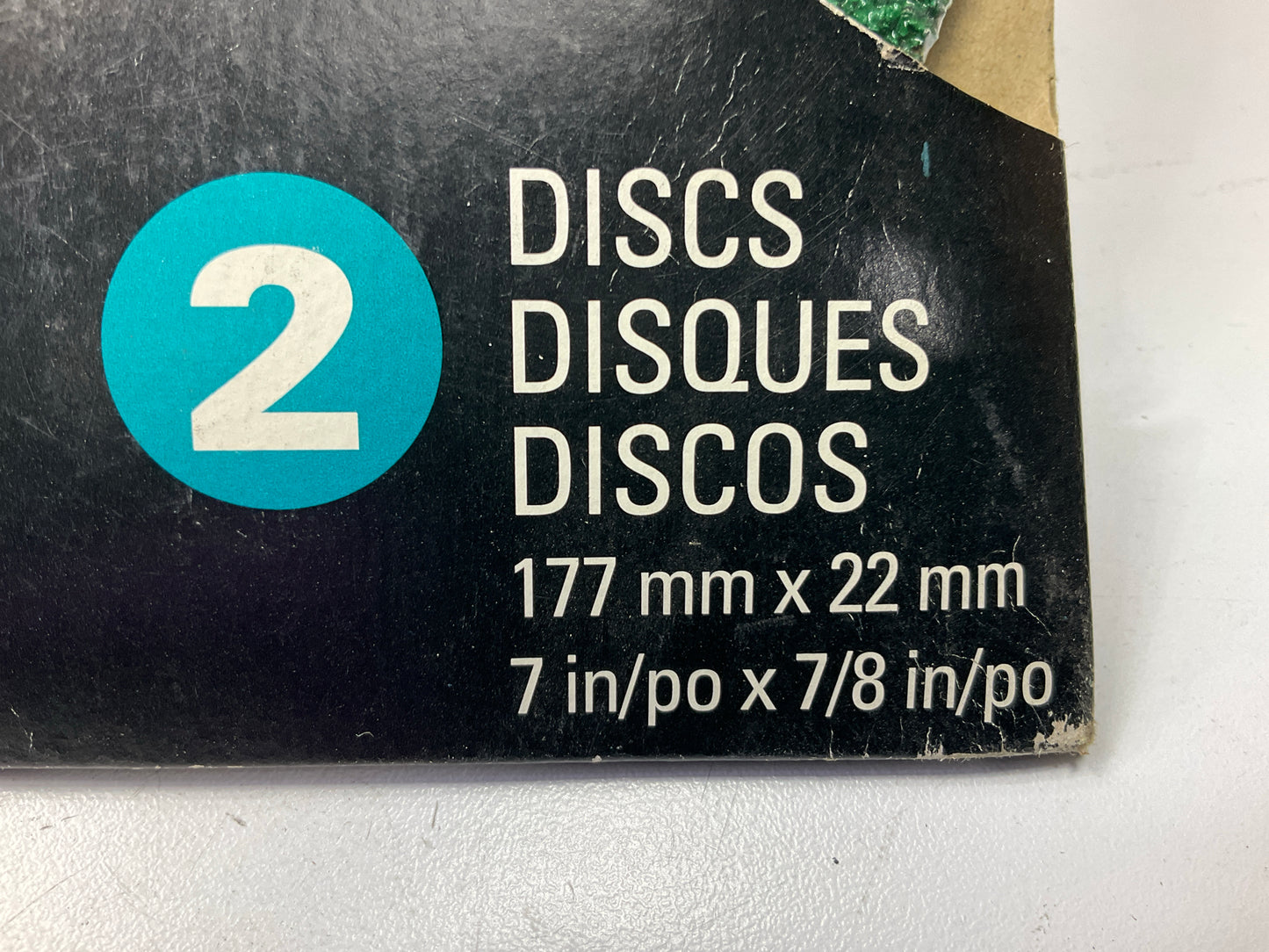 30 Discs Total - 3M 31923 Green Corps 24 Grit Grinding Disc, 7'' X 7/8''