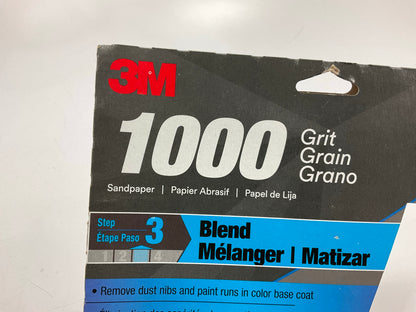 3M 32021 Wetordy Sandpaper Sheets 1000 Grit, 9''x11'', 25 Sheets