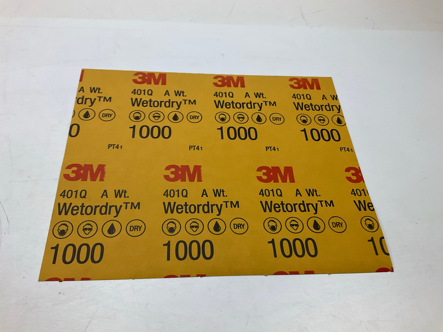 3M 32021 9'' X 11'' , 1000 Grit Wetordry Sandpaper Sheets, 30 Sheets Total