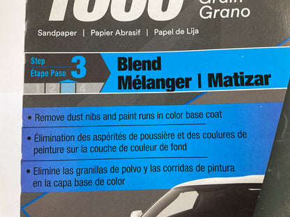 3M 32021 9'' X 11'' , 1000 Grit Wetordry Sandpaper Sheets, 30 Sheets Total