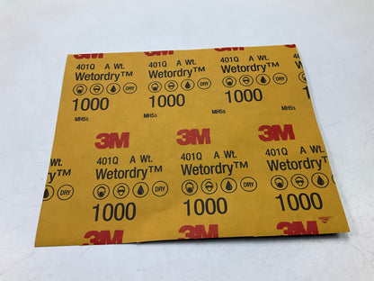 3M 32021 Wetordry Sandpaper Sheets 9 In X 11 In. 1000 Grit, Pack Of (5) Sheets