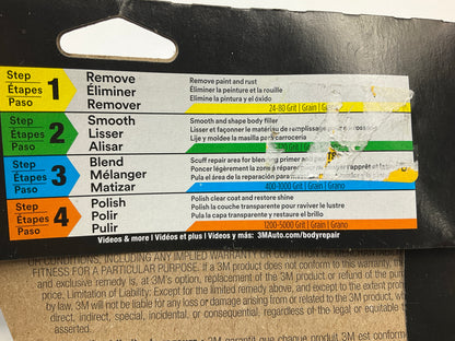 3M 32021 Wetordry Sandpaper Sheets 9 In X 11 In. 1000 Grit, Pack Of (5) Sheets