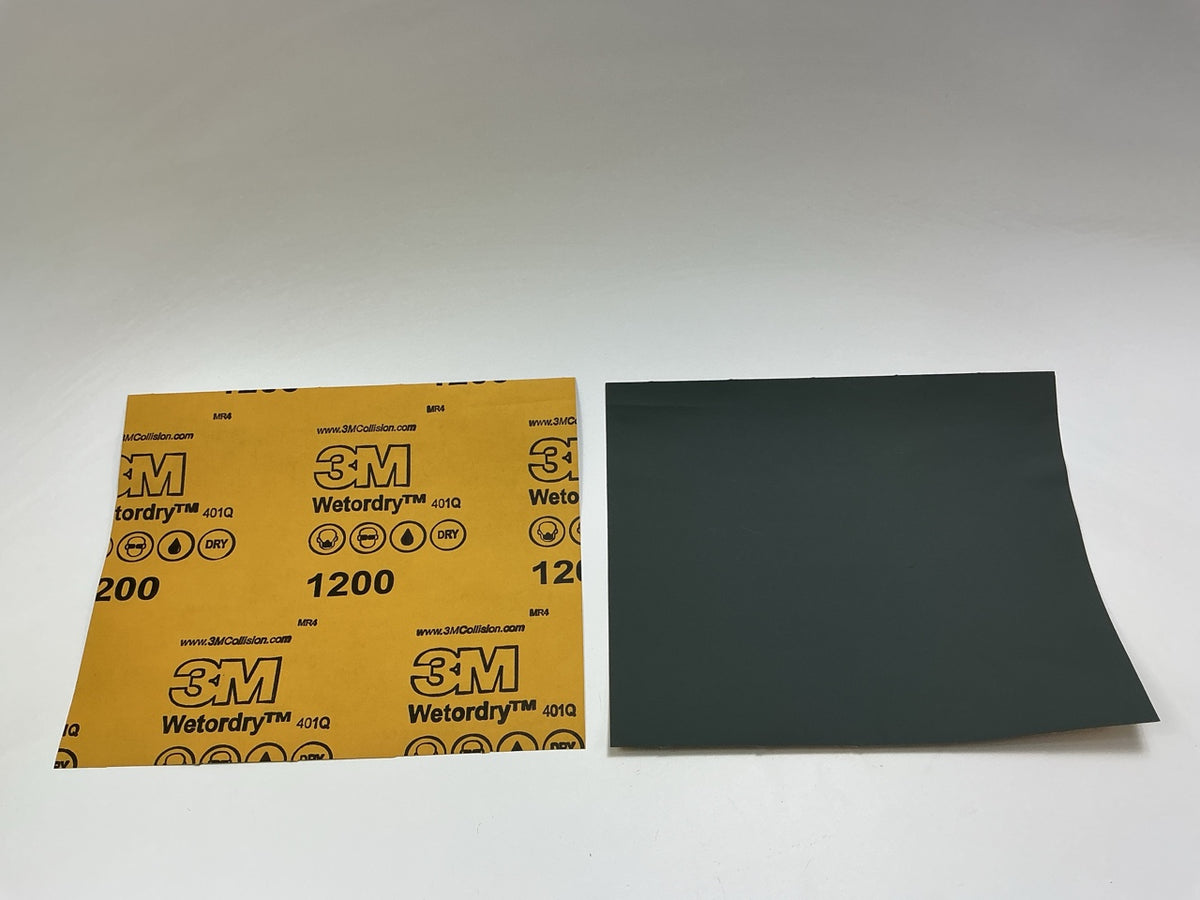 (5) 3M 32022 Wetordry Sandpaper Sheets, 1200 Grit, 9''x11''