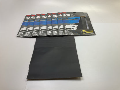 3M 32038 9''x11'' Wetordry Sandpaper Sheets, P400 Grit , 40 Sheets Total