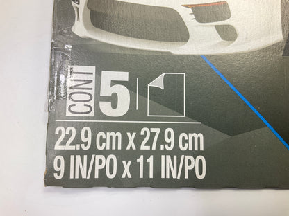 3M 32038 9''x11'' Wetordry Sandpaper Sheets, P400 Grit , 40 Sheets Total