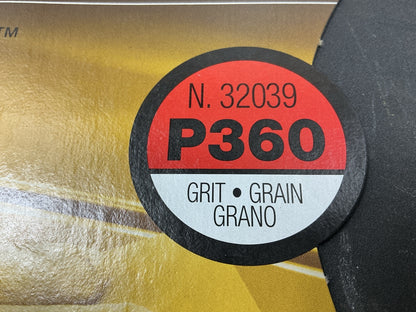 (5) 3M 32039 9''x11'' Sandpaper Sheets P360 Grit, Wetordry