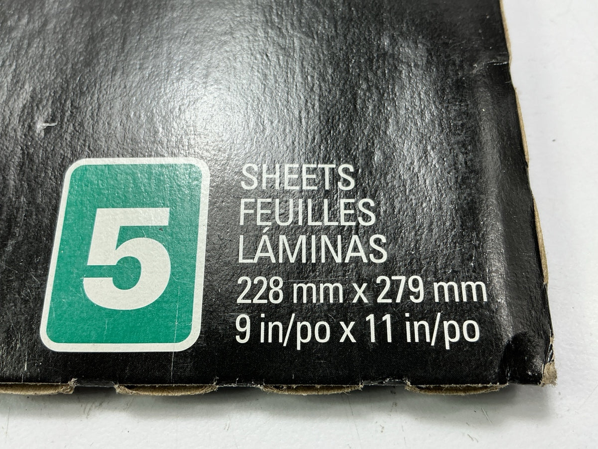 100 Sheets Total - 3M 32118 Sandpaper Sheets, 9 In X 11 In. 40 Grit