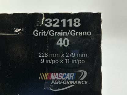 100 Sheets Total - 3M 32118 Sandpaper Sheets, 9 In X 11 In. 40 Grit