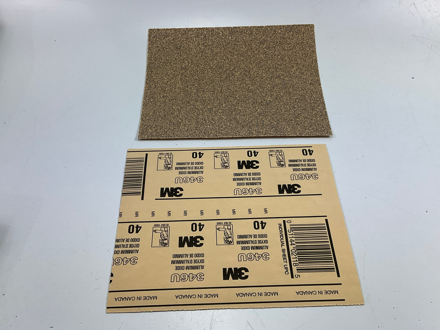 3M 32118 9'' X11'', 40 Grit Sandpaper Sheets, 160 Sheets Total
