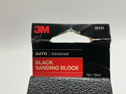 3M 32151 Auto Black Hand Sanding Block, Comfortable Grip
