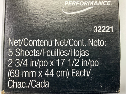 3M 32221 Green Corps File Sandpaper Sheets, 40 Grit, 2-3/4 In X 17-1/2'', 30 Pcs
