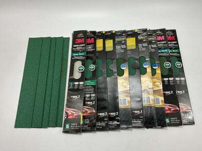 50 SHEETS TOTAL - 3M 32231 Stikit File Sandpaper Sheet 40 Grit, 2.75'' X 17.5''