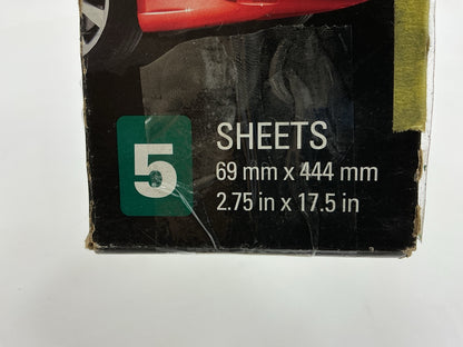 50 SHEETS TOTAL - 3M 32231 Stikit File Sandpaper Sheet 40 Grit, 2.75'' X 17.5''