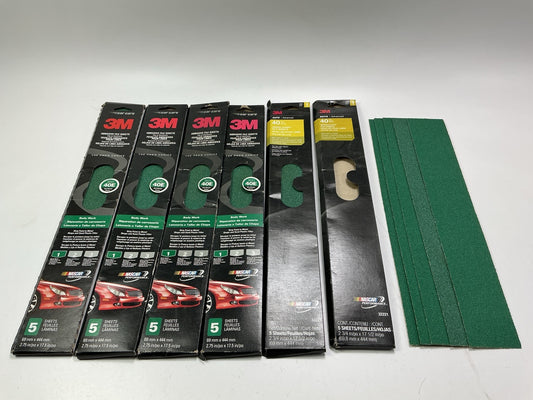 3M 32231 Sandpaper Sheets 2-3/4'' X 17-1/2'', 40 Grit - Pack Of 30