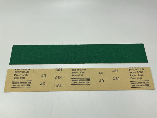 3M 32231 Sandpaper Sheets 2-3/4'' X 17-1/2'', 40 Grit - Pack Of 30