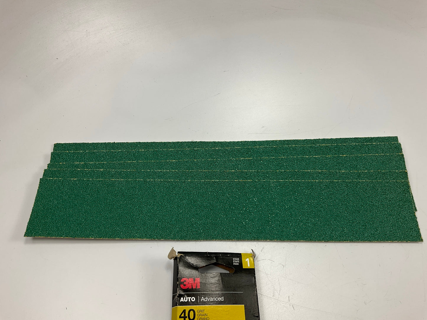 3M 32231 Stikit Green Corps Air File Sheet 40 Grit 2 3/4 Inches X 16 1/2 Inches