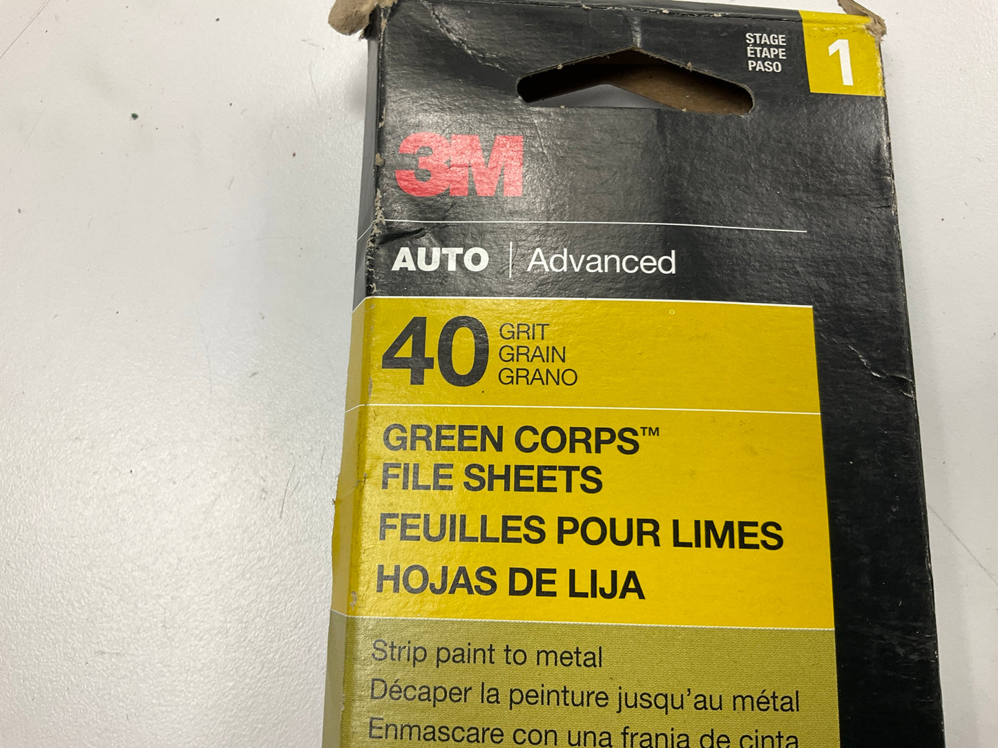 3M 32231 Stikit Green Corps Air File Sheet 40 Grit 2 3/4 Inches X 16 1/2 Inches