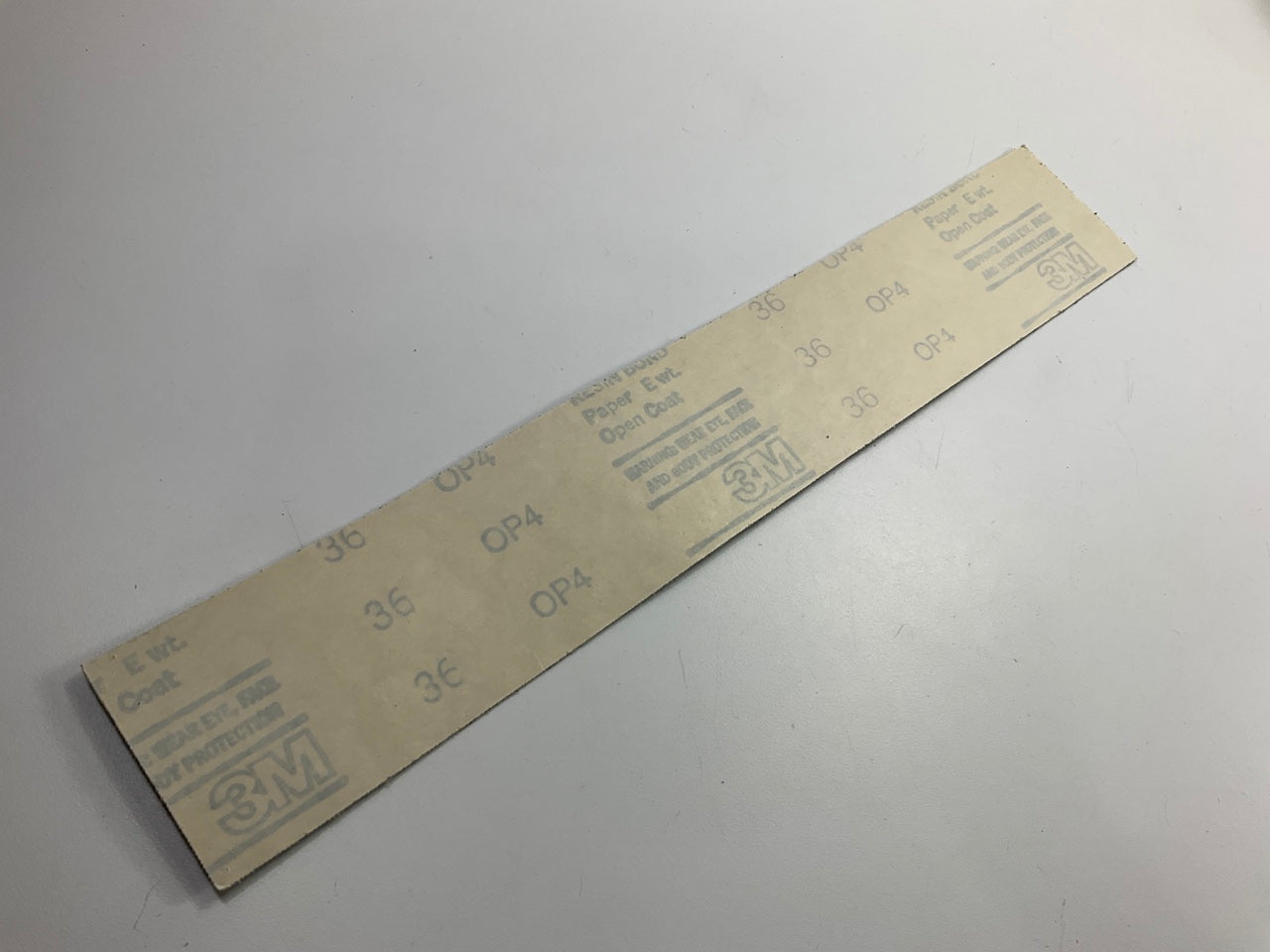 3M 32232 Green Corps File Sandpaper Sheets, 36 Grit, 2-3/4'' X 16-1/2'', 5 / Pack