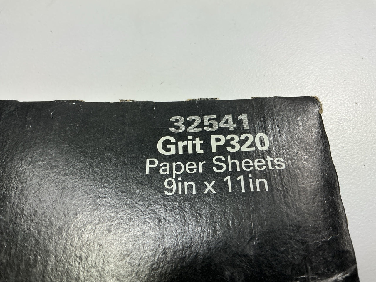 3M 32541 Aluminum Oxide 320 Grit 9''x11'' Sandpaper Sheets, Pack Of 5 Sheets