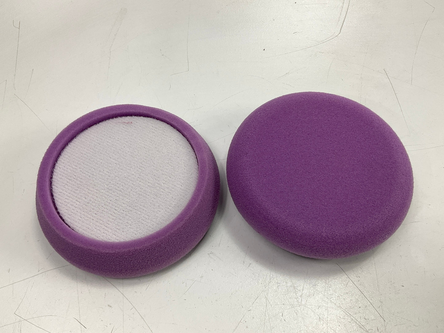 3M 33033 4'' Perfect-It 1-Step Foam Finishing Purple Pad, Hookit - 2 PACK