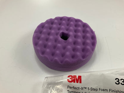 3M 33034 Perfect-It 1-Step Single Sided Finishing Pad, 6'' Diameter Quick Connect