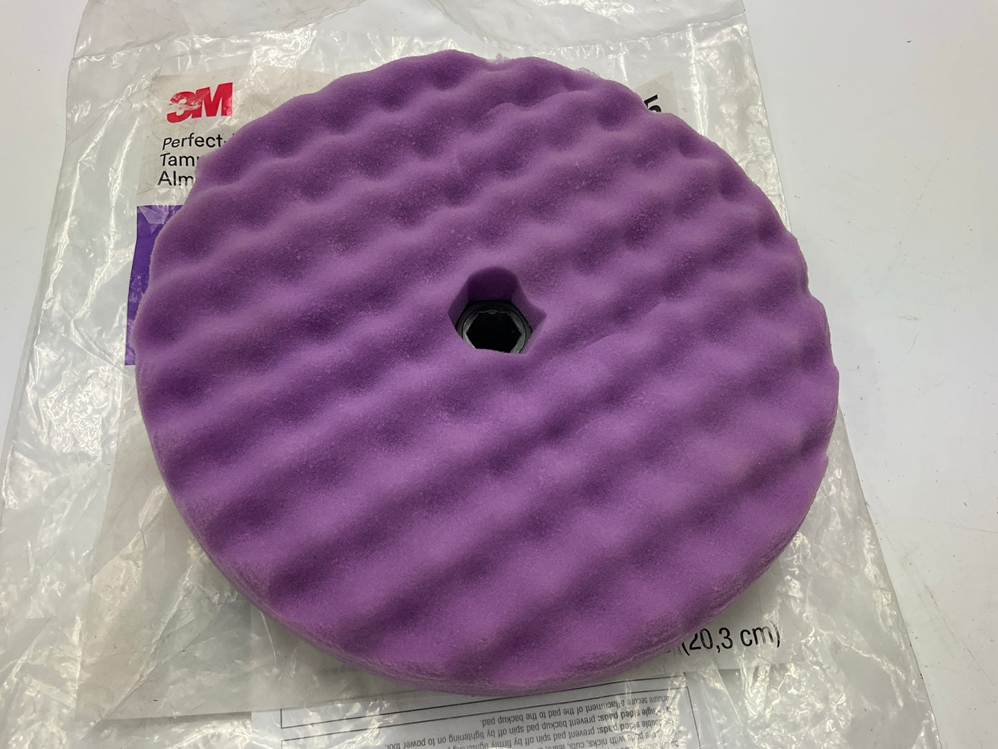 3M 33035 Perfect-It 1 Finishing Pad 8'' Quick Connect Pad Double-sided