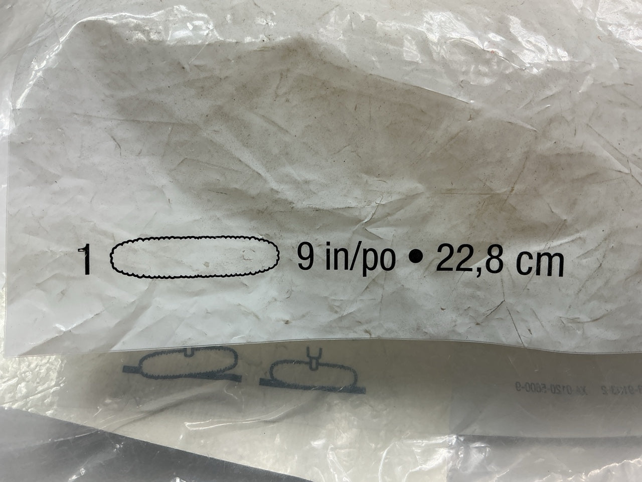 3M 33280 9'' Wool Compounding Buffing Pad, Double Sided, Screw On