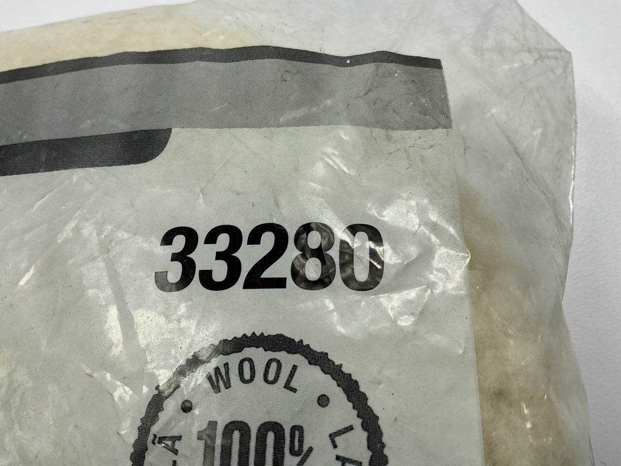 3M 33280 9'' Wool Compounding Buffing Pad, Double Sided, Screw On