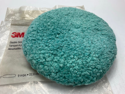 3M 33282 Double Sided Wool Polishing Buffing Pad, 9'' Diameter