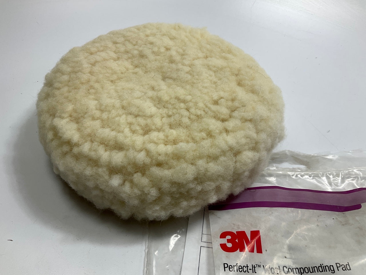 3M 33287  6'' Perfect-It Double Sided Wool Compound Polishing Buffing Pad