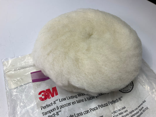 3M 33288 6'' Perfect-It Low Lint Wool Compound Polishing Buffing Pad