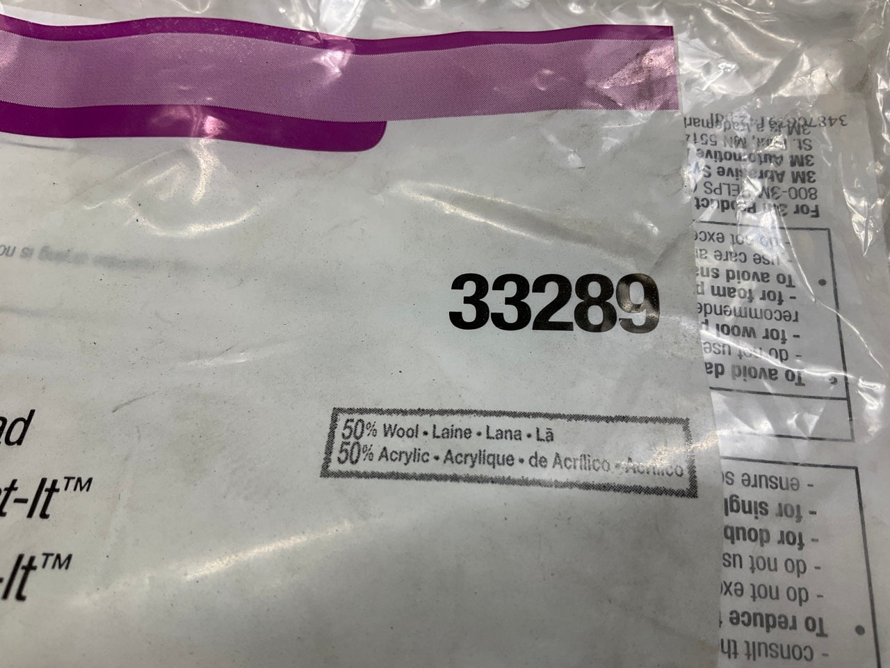 3M 33289 Perfect-It 6'' Wool Polishing Buffing Pad, Double Sided