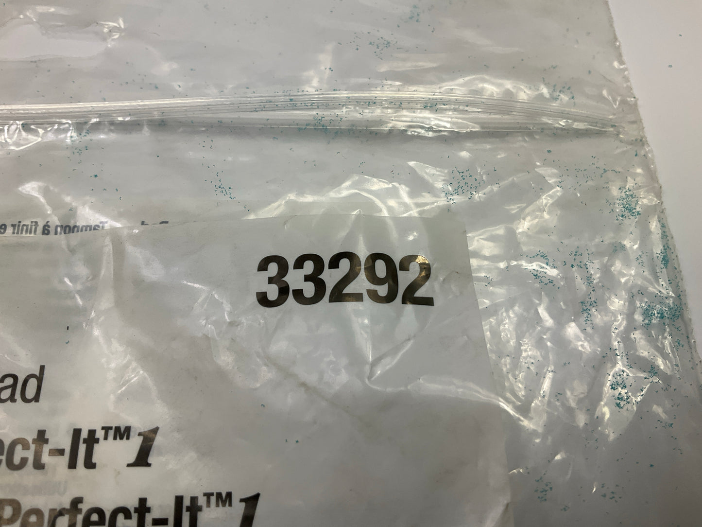 3M 33292 Perfect-it 1 Blue Finishing Pad 6'' Quick Connect Double Sided