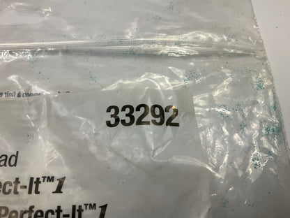 3M 33292 Perfect-it 1 Blue Finishing Pad 6'' Quick Connect Double Sided