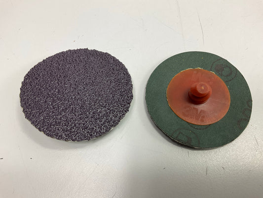 3M 33379 Cubitron II Roloc Fibre Disc, TR, 2'' X 60+ Grit, Box Of 15 Discs