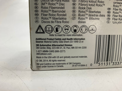 3M 33379 Cubitron II Roloc Fibre Disc, TR, 2'' X 60+ Grit, Box Of 15 Discs