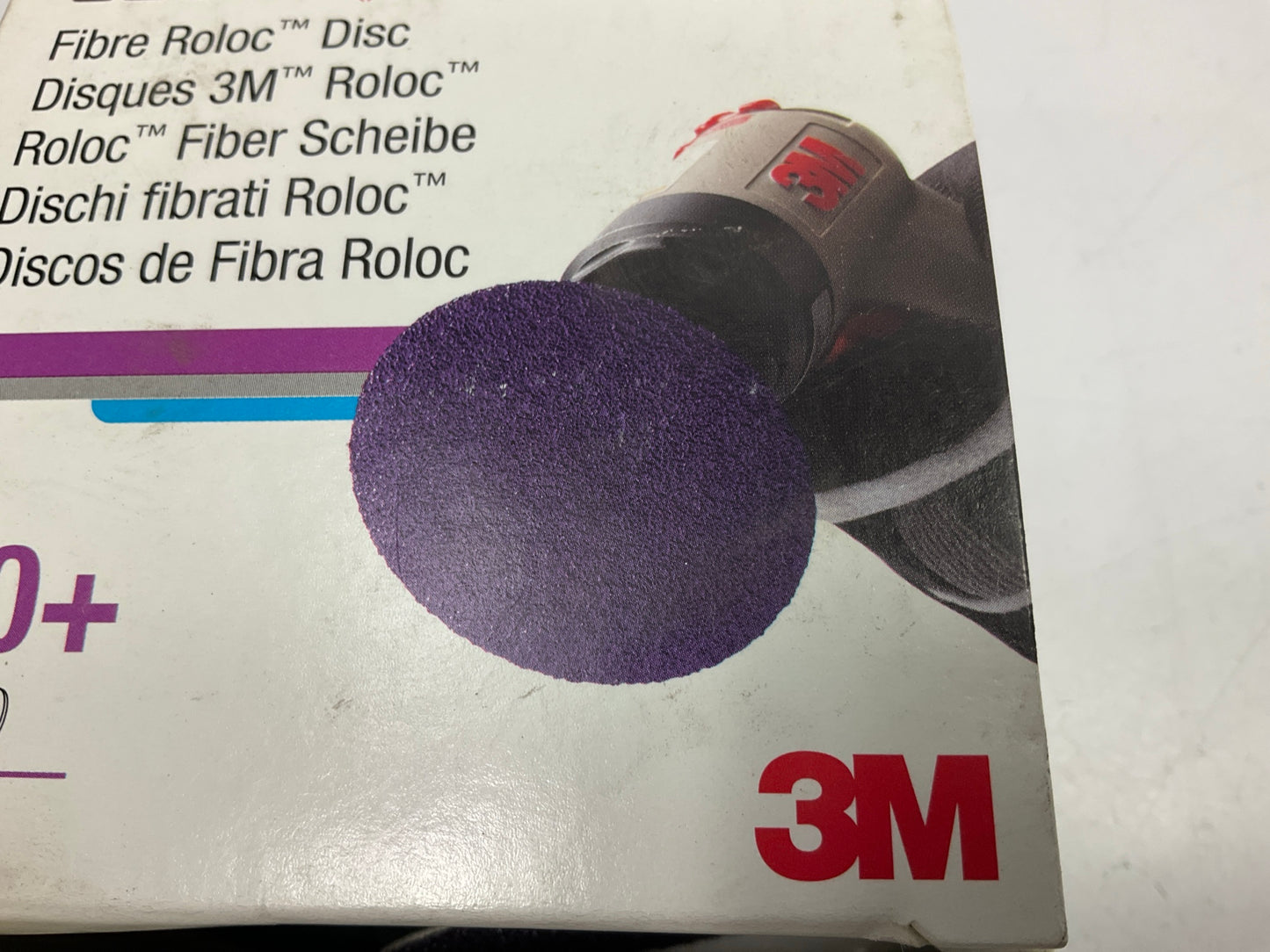 3M 33379 Cubitron II Roloc Fibre Disc, TR, 2'' X 60+ Grit, Box Of 15 Discs