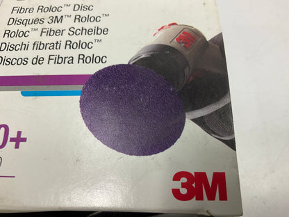 3M 33379 Cubitron II Roloc Fibre Disc, TR, 2'' X 60+ Grit, Box Of 15 Discs