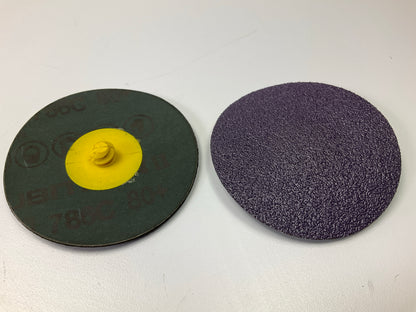 3M 33392 3'' Cubitron Fibre Roloc Sanding Disc, Grit: 80+, QTY.14