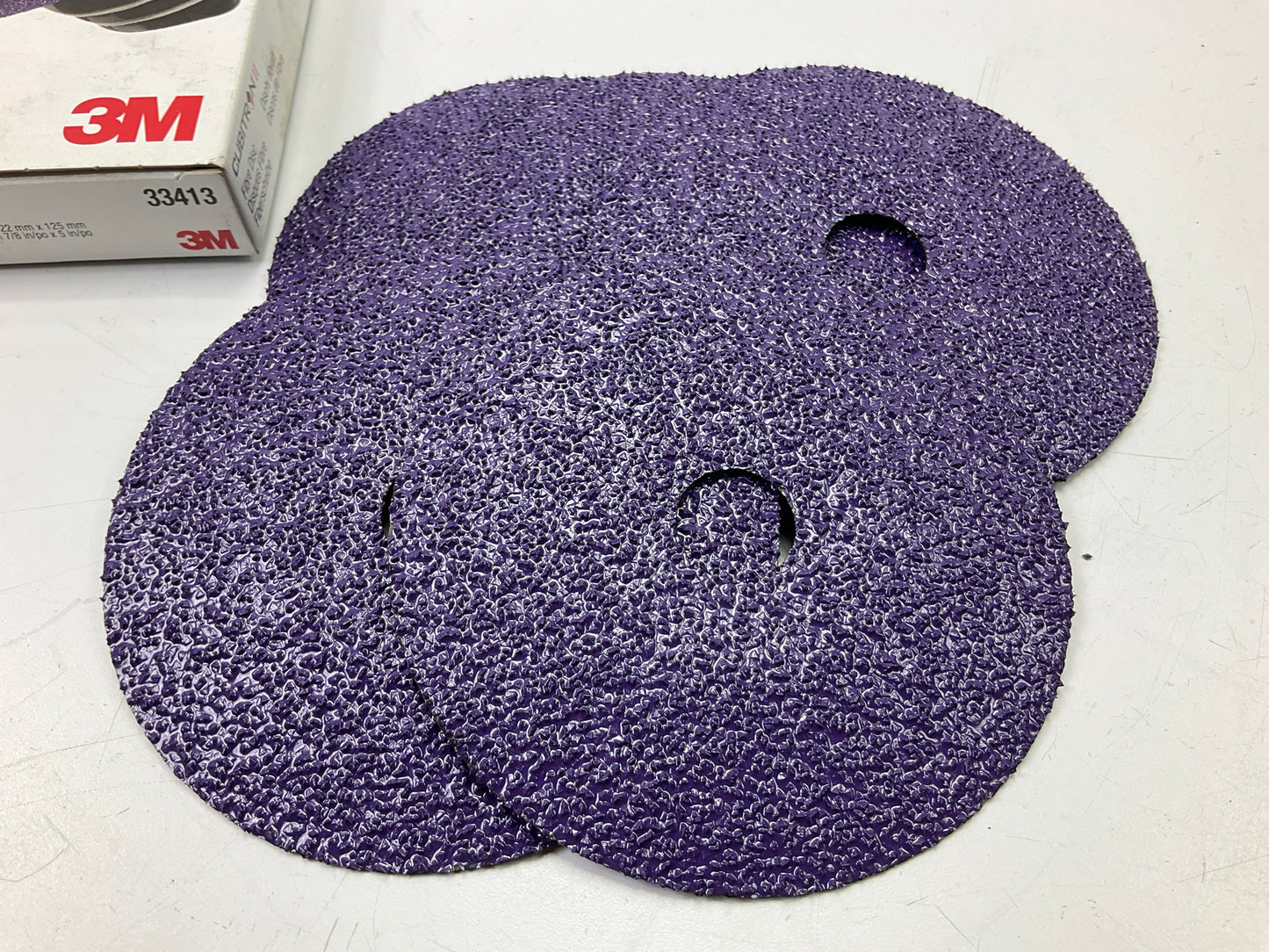 3M 33413 Cubitron II Grinding Disc, 5 In X 7/8 In 36 Grit, 5 Pack
