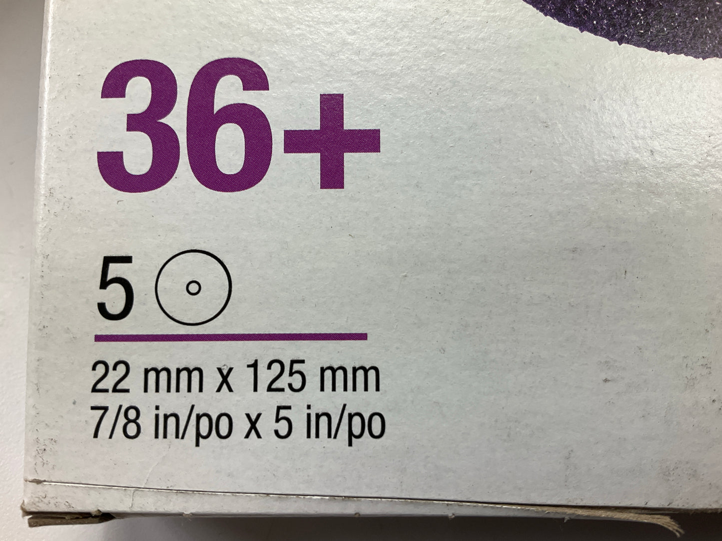 3M 33413 Cubitron II Grinding Disc, 5 In X 7/8 In 36 Grit, 5 Pack