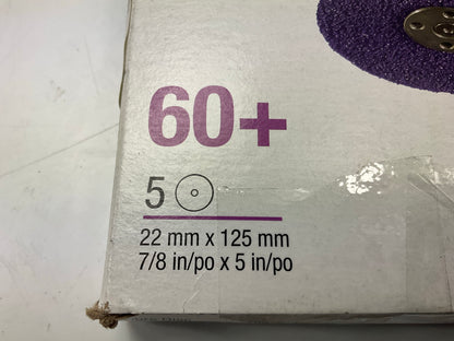 3M 33415 5'' X 7/8'' Cubitron II Abrasive Fibre 60 Grit 60 Grade Disc, 5 / Pack