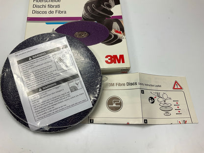 3M 33425 Cubitron II Abrasive Fibre Disc, 7 Inch, 36 Grit, 5 / Pack