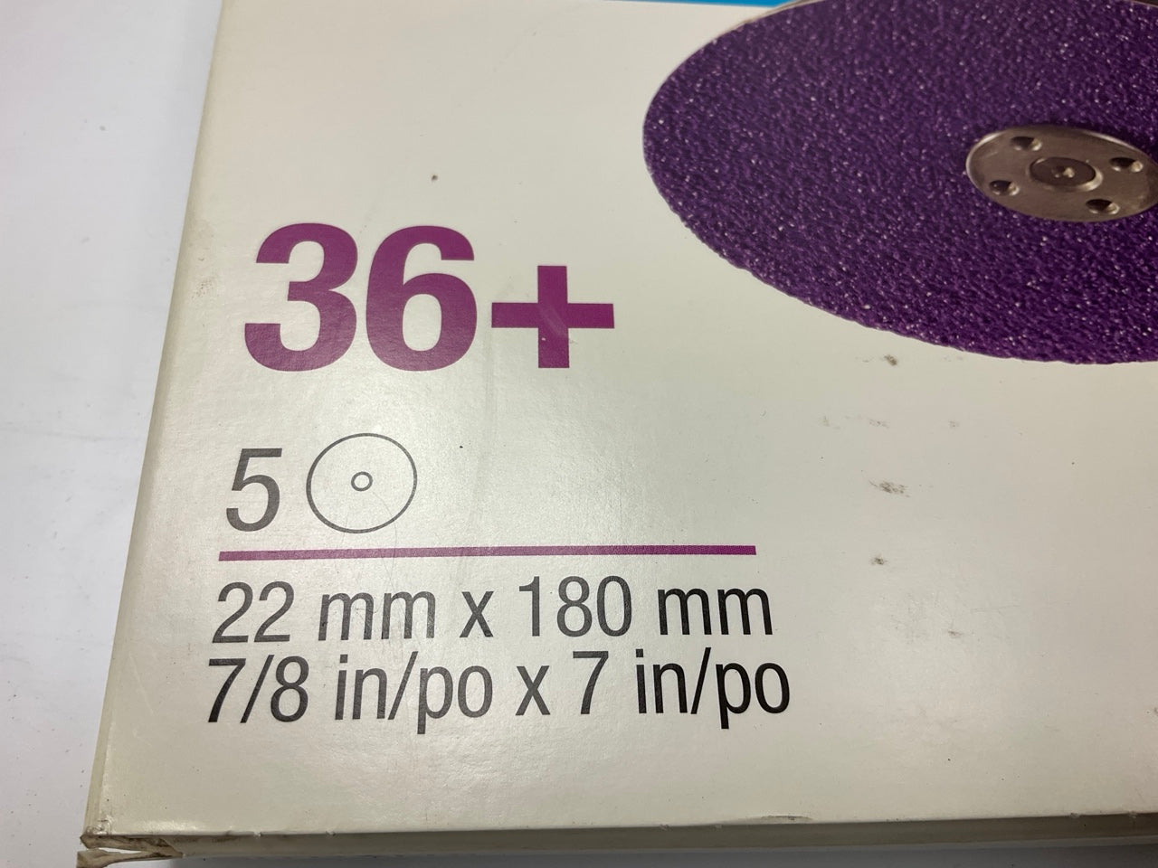 3M 33425 Cubitron II Abrasive Fibre Disc, 7 Inch, 36 Grit, 5 / Pack